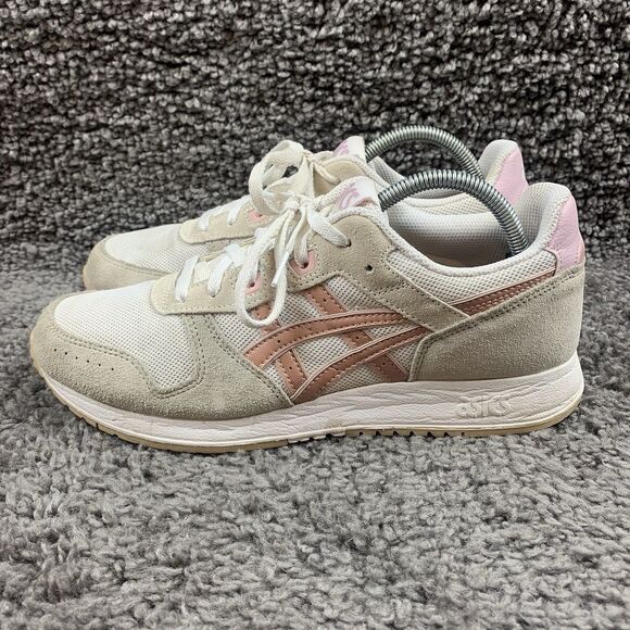 ASICS Lyte Classic White/Rose Gold Sneakers Women’s Size 11 - Picture 1 of 8